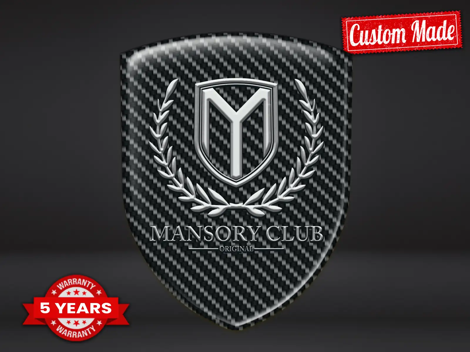 Mansory Adesivo Parabrezza Resistente Pregiato Professionale